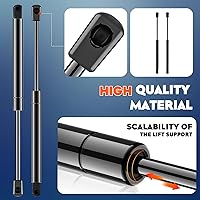 Vista 4 de 2 piezas de elevación trasera del maletero soporta resortes de gas amortiguadores para Cadillac CTS 2004 2005 2006 2007