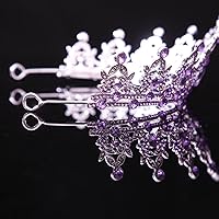 Vista 57 de Kamirola - Corona de reina y tiaras corona de princesa para mujeres y niñas, diademas de cristal para novia, princesa para bodas y fiestas (01)