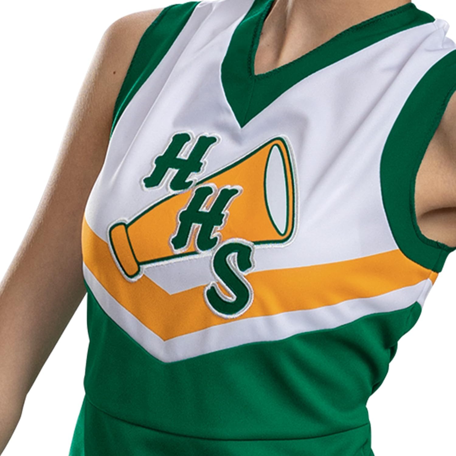 Disguise Chrissy Cheerleader Costume, Official Stranger Things Hawkins Cheerleader Costume for Adults, Womens Size M (8-10)