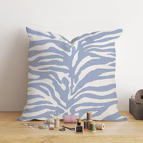 Vista 835 de ArogGeld Chinoiserie - Fundas de almohada escénicas asiáticas, estilo asiático, funda de almohada azul y verde Kelly, funda de cojín para decoración