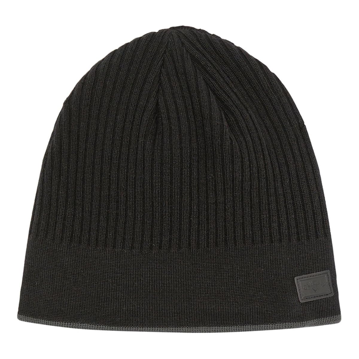 Callaway Men's Black Golf Winter Rules Beanie Hat - One Size