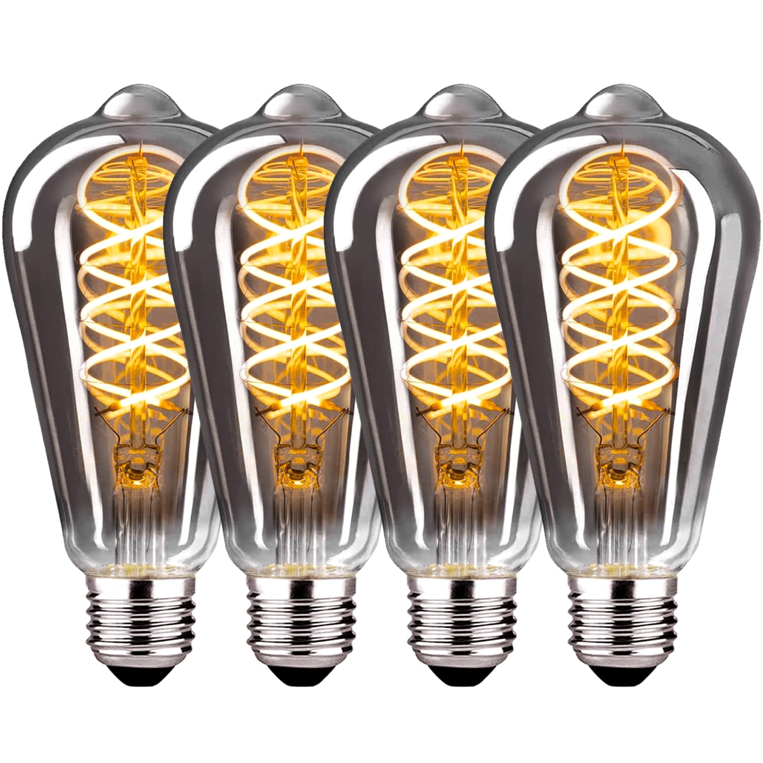 KANQIAO Edison Vintage Glühbirne E27, E27 LED Vintage Dimmba
