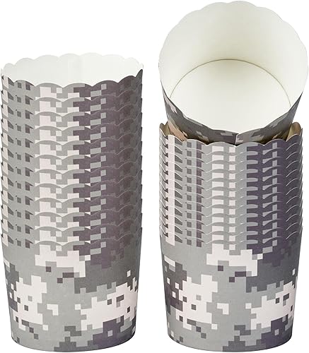 Miniatura 270 de Restaurantware Panificio Premium - Taza de papel Kraft de 10 onzas para hornear, tazas de papel para hornear, perfectas para magdalenas, cupcakes