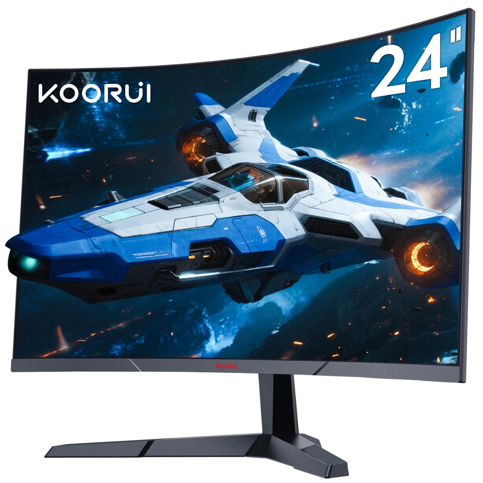 KOORUI Monitor gier 24 VA FHD 180 Hz