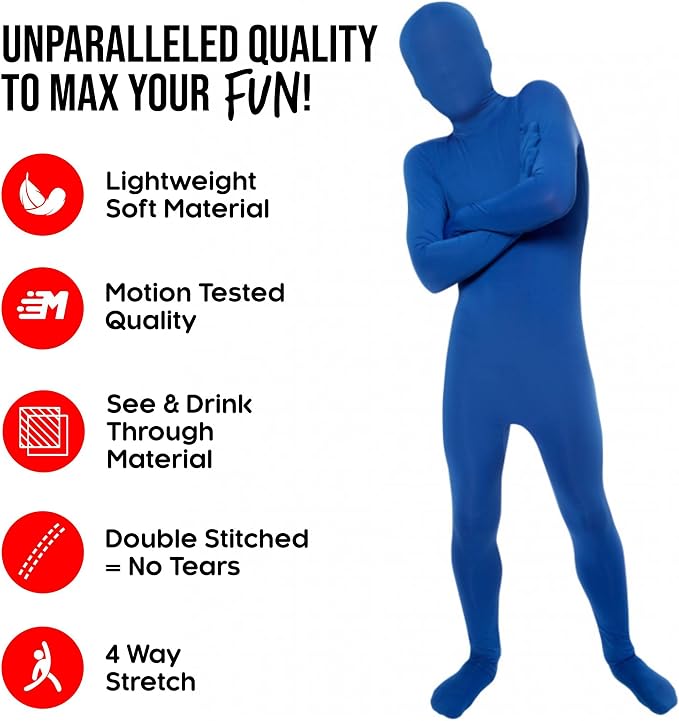 Disfraz Morphsuits para niños, traje de cuerpo completo miniatura 5