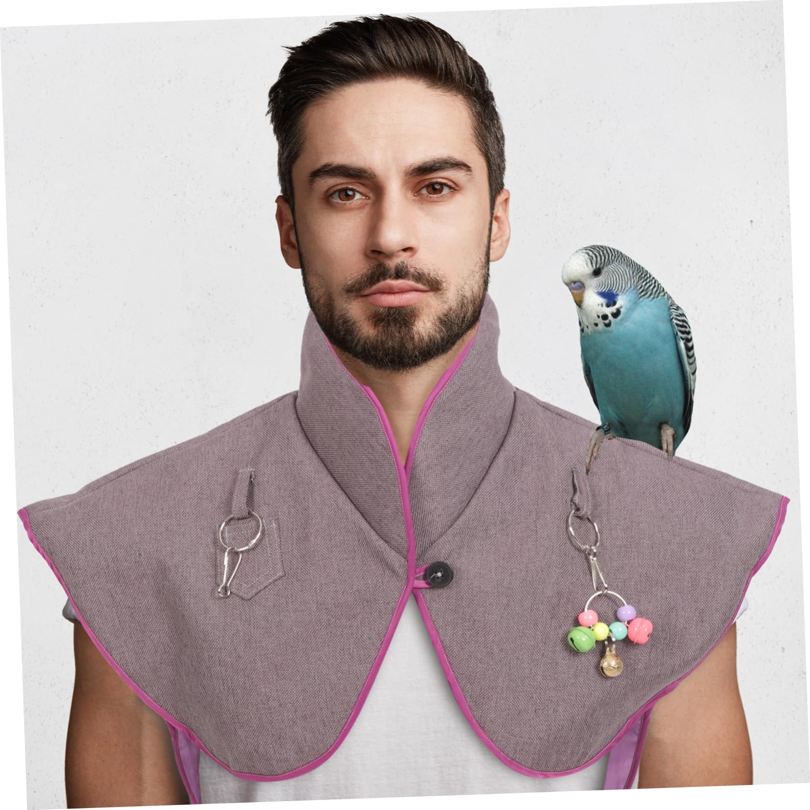 CIYODO Protective Parrot Shawl Shoulder Cover for Parrots -Scratch Comfortable Shoulder Cape Pet Training Shawl