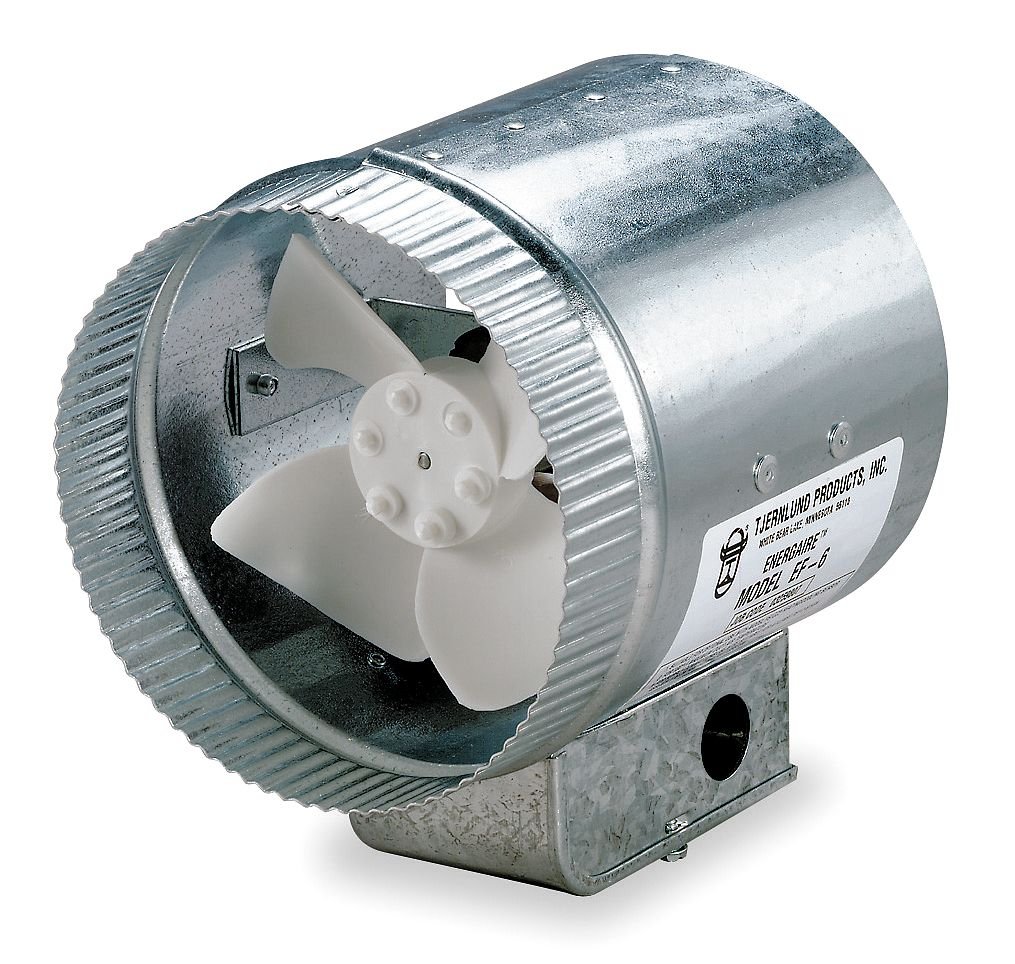 Tjernlund EF14 Duct Booster Fan, 1200 CFM, 14" DIY Home Improvement Forum
