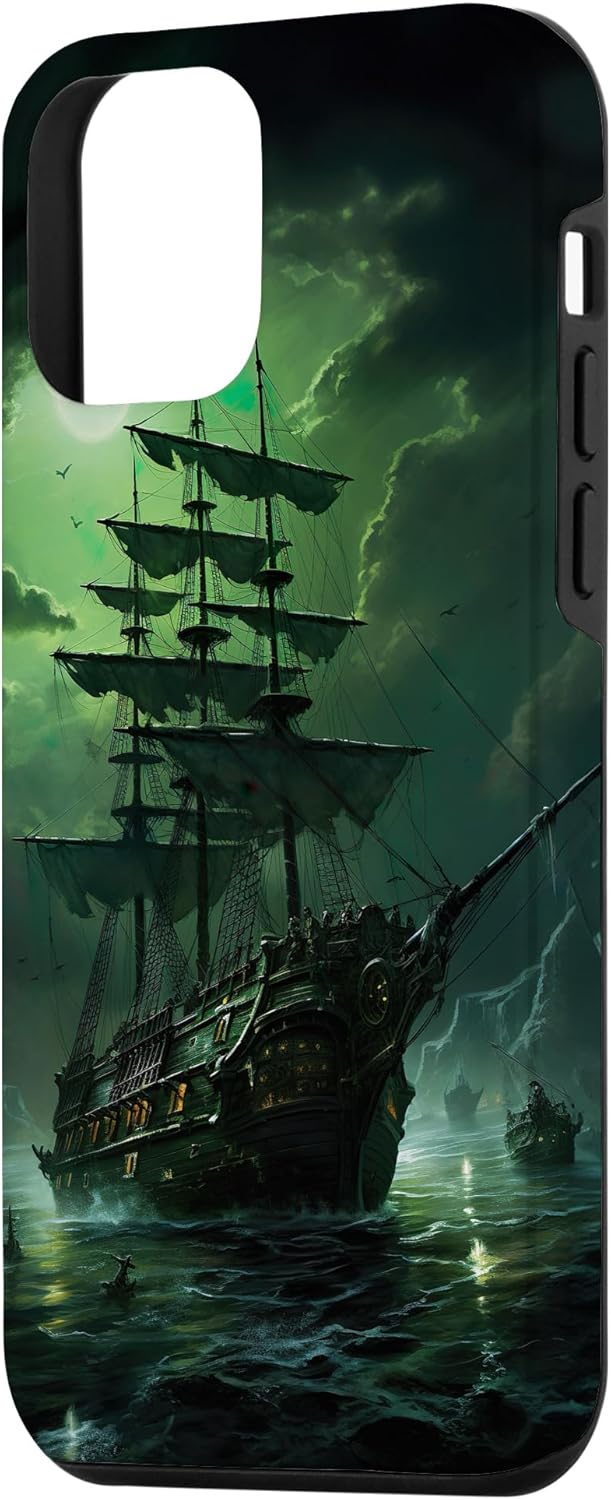 Pirate Ship Moonlit Case for iPhone 12 mini