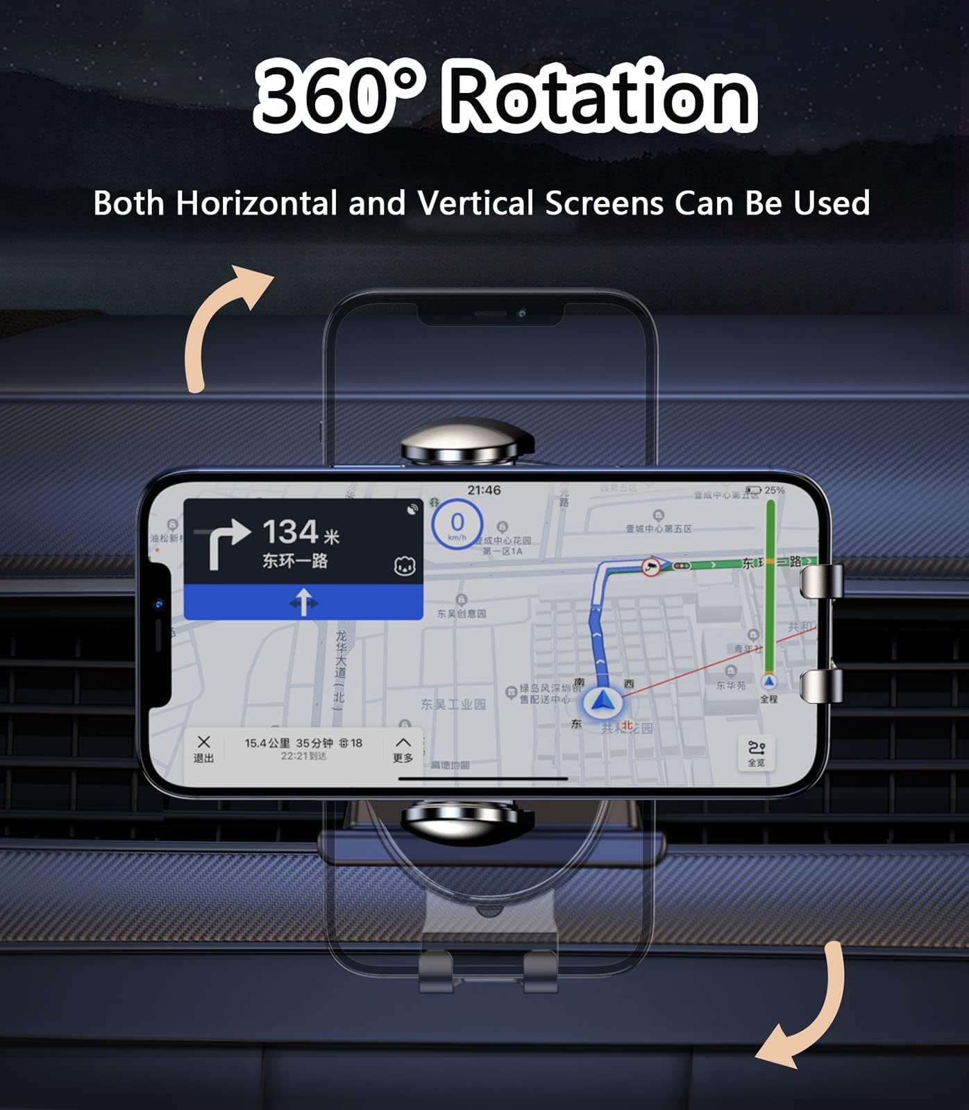 Supporto Per Tablet Da Auto - In Silicone, Regolabile Per Dispositivi 3.5-12.9 Pollici - Foto 4