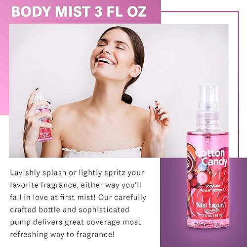 Miniatura 6 de Vital Luxury - Juego de viaje para el cuidado del cuerpo y el baño  Un juego de regalo ideal para el spa en el hogar incluye loción corporal gel de