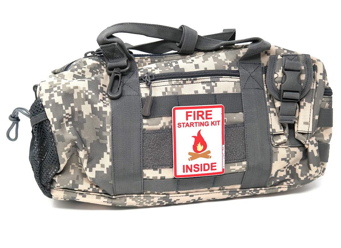 Fire Starting Kit Inside PVC Tactical Patch | Perfect for Your Survival Kit!