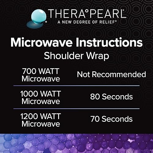 Miniatura 6 de TheraPearl - Envoltura de hombro que cambia de color, reutilizable para terapia de frío y calor con cuentas de gel para aliviar el dolor de hombro,