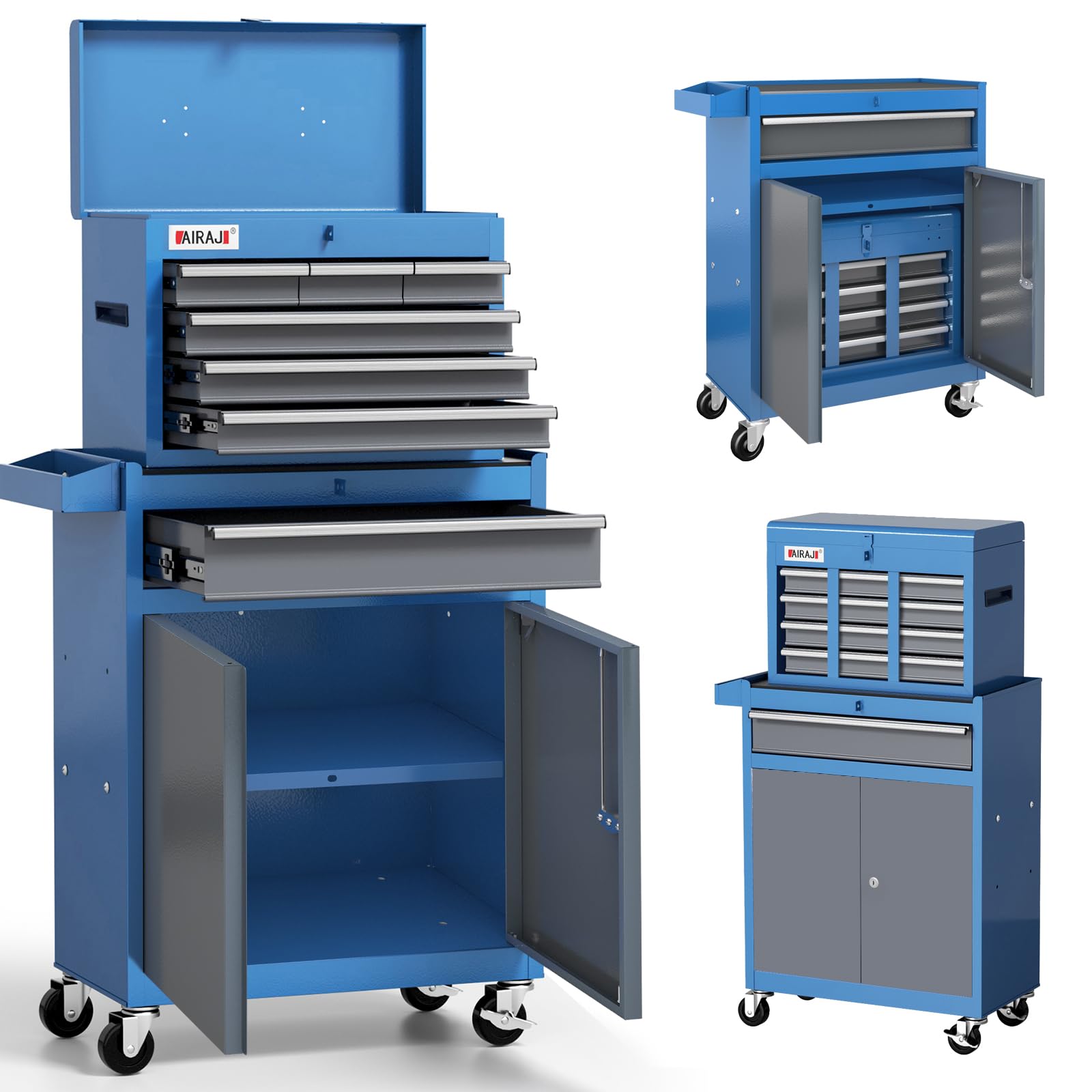 Amazon.com: AIRAJ Tool Chest 7-Drawer | 40'' H Rolling Tool Chest