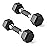 CAP Barbell Coated Dumbbell Weights with Padded Grip, Pair, 5 LBS