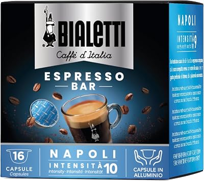 Bialetti 6822 Mini Express Espresso Capsules, Napoli, 16-pack