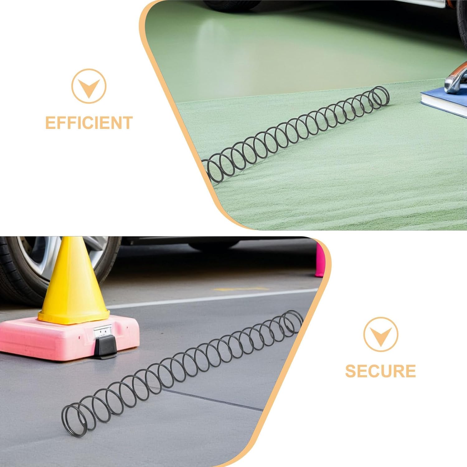 2pcs Compression Spring for Tire Changer: Alloy Hexagonal Bar Replacement Spring - Automotive Tire Removal Tool for Garage Repair