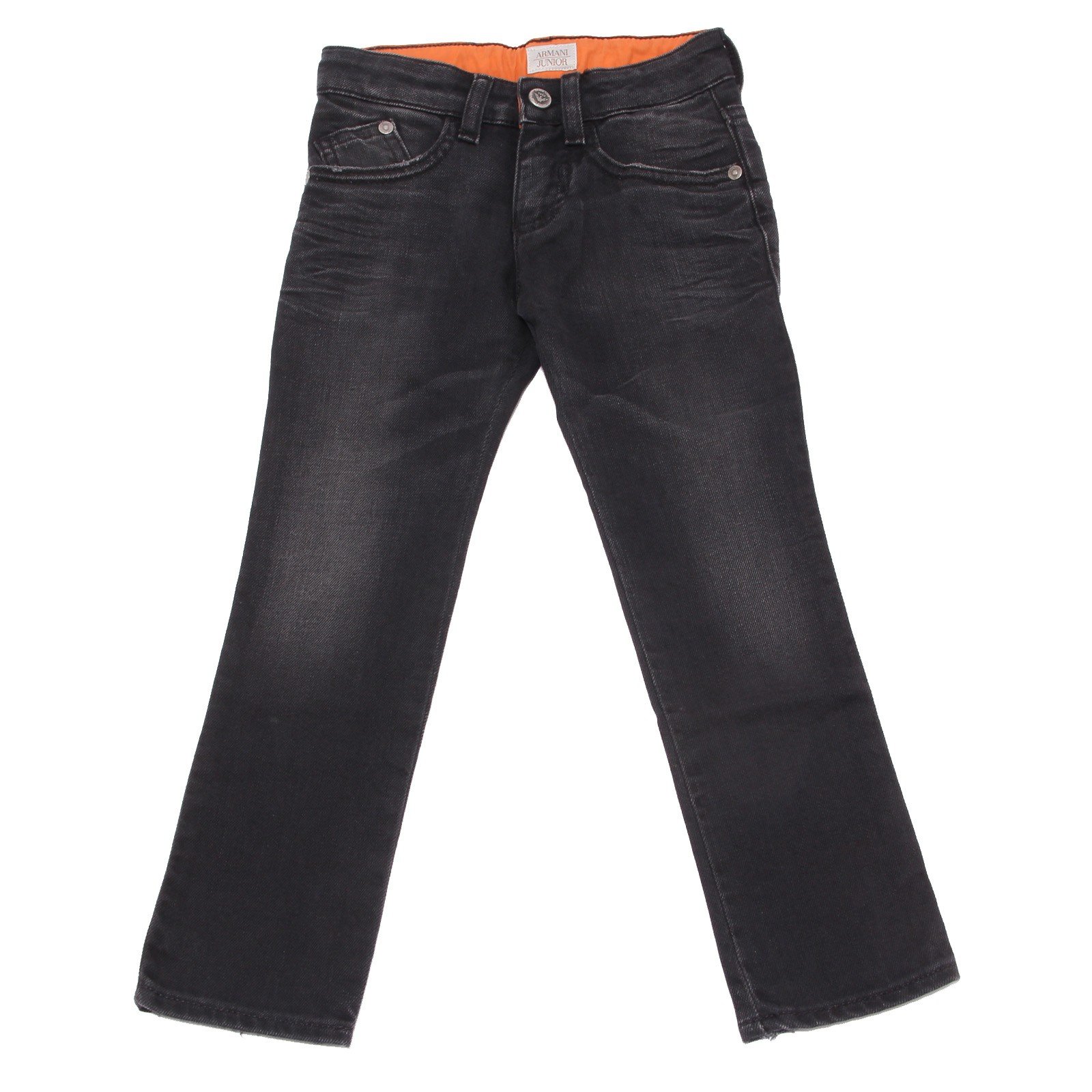 7072S jeans bimbo ARMANI JUNIOR nero pantalone trouser kid