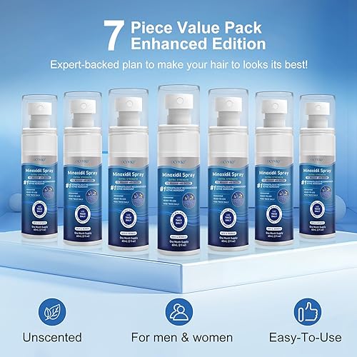 Miniatura 7 de Minoxidil al 5% para hombres y mujeres, suero de crecimiento para regeneración, spray extra fuerte para pérdida de cabello, minoxidil 5 por ciento,