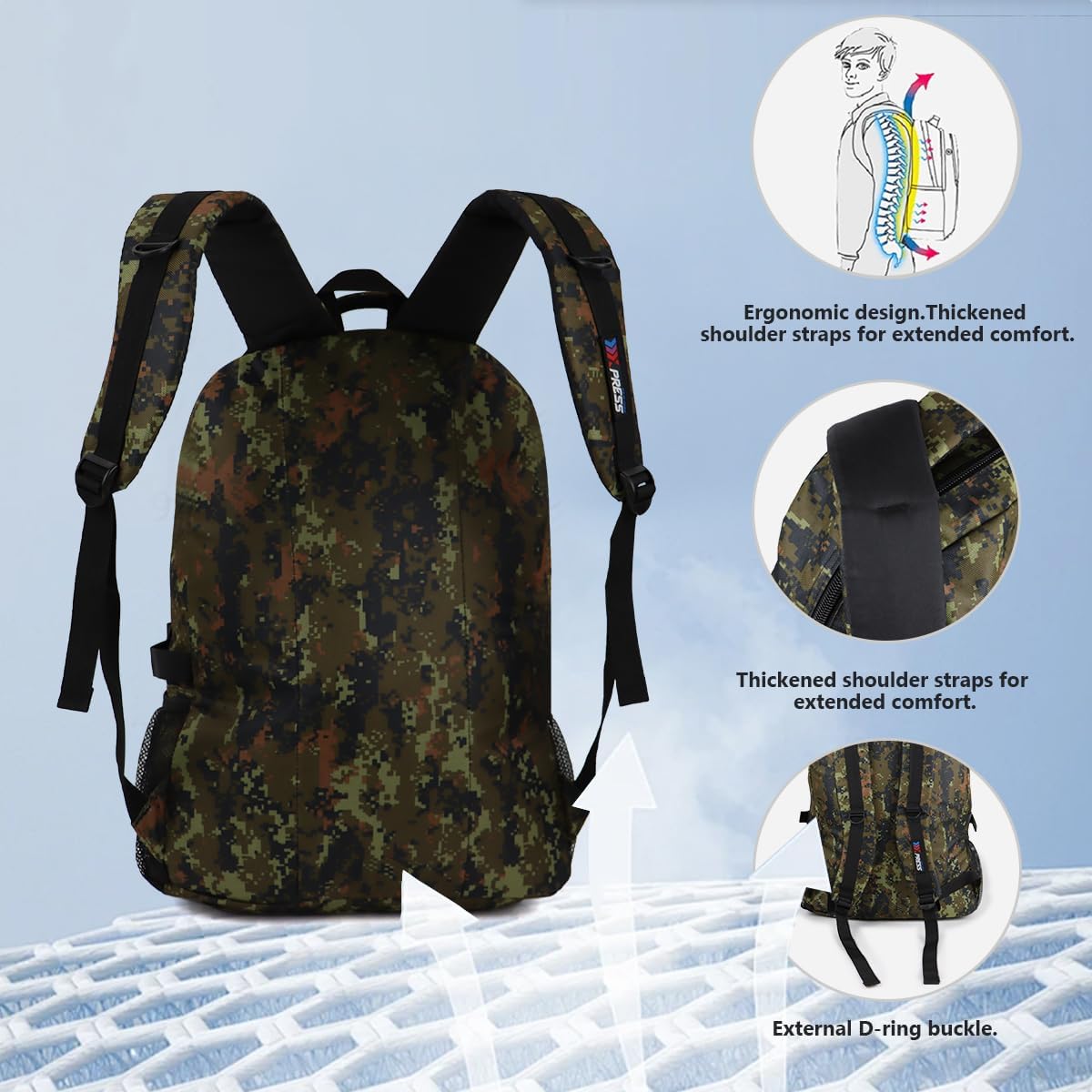 Travel Backpack Carry on Flight Approved,Travel Backpack,Women Mens Business Large Work Luggage Travel Bag#Army Green