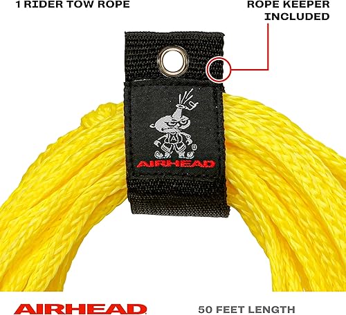 Miniatura 3 de Airhead Cuerda de remolque para tubos remolcables de 1 a 6 jinetes 1 sección varios tamaños disponibles