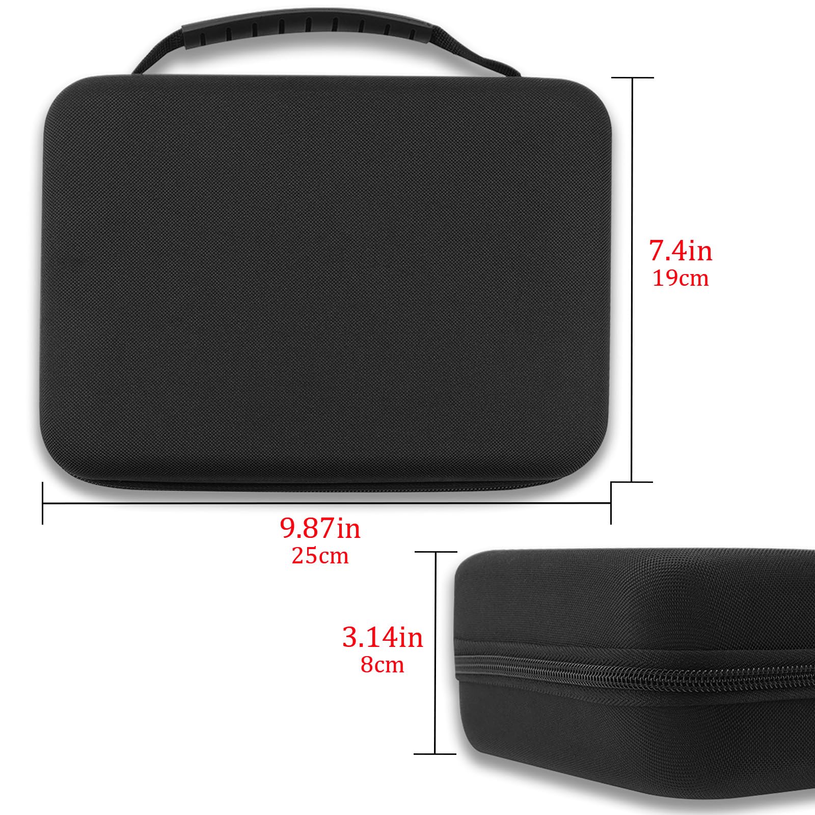 GEEKRIA Bolsa de Viaje para Dos mandos, Compatible con Sony PS5 DualSense, DualShock 2/4, Xbox One, Series X y 8BitDo Pro2. Almacenamiento Protector con Bolsillo Interior de Malla
