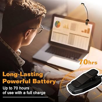 Rechargeable Book Light Mini 7 LED Reading Light 3-Level Warm Cool White Flexible Easy Clip Lamp Read Night Reading Lamp In Bed Buy Cheaply On