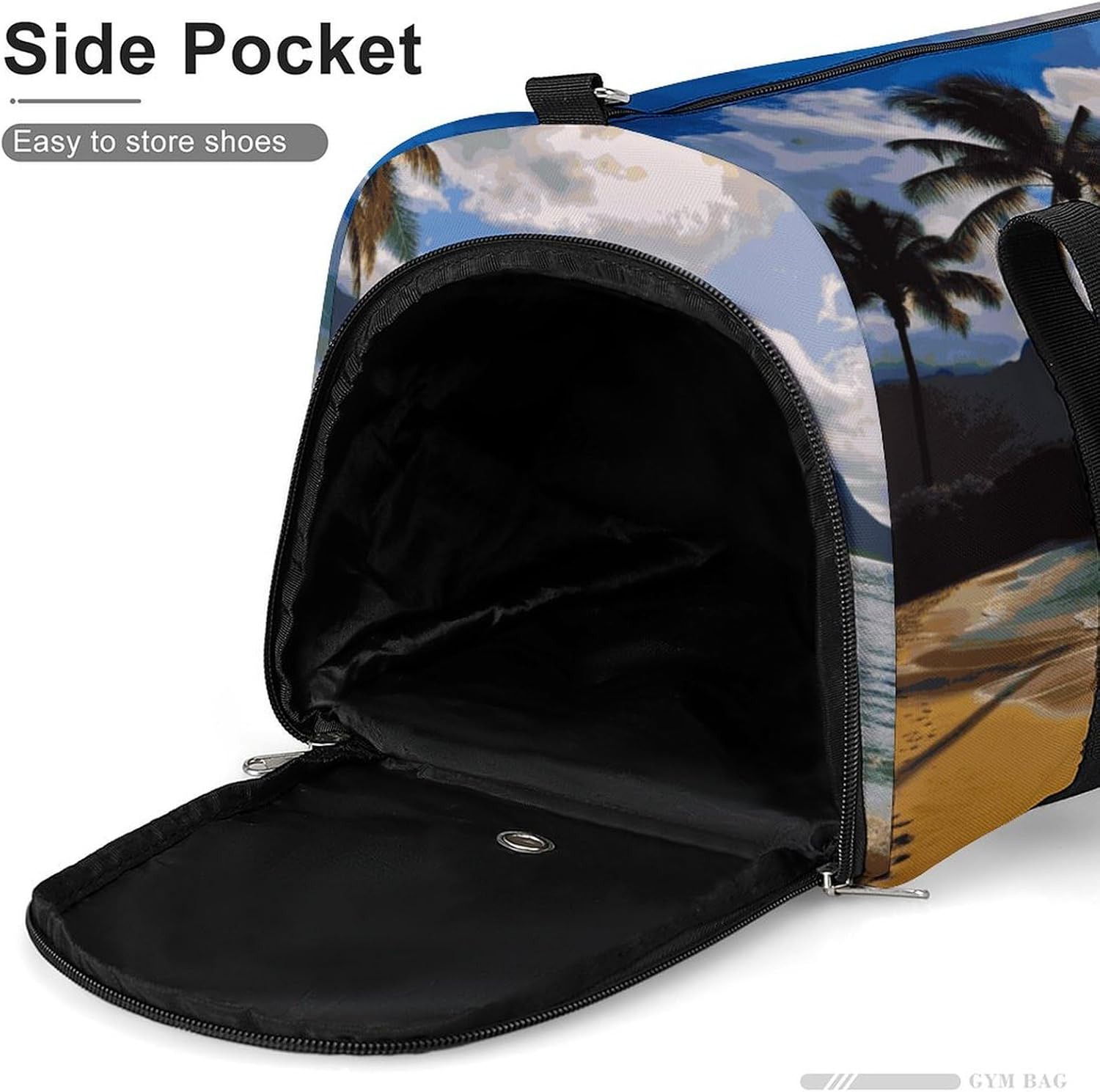 Gym Bag for Men Travel Duffle Bag Hawaii Beach Tote Bag Weekender Duffel Bag Weekender Bag for Sports