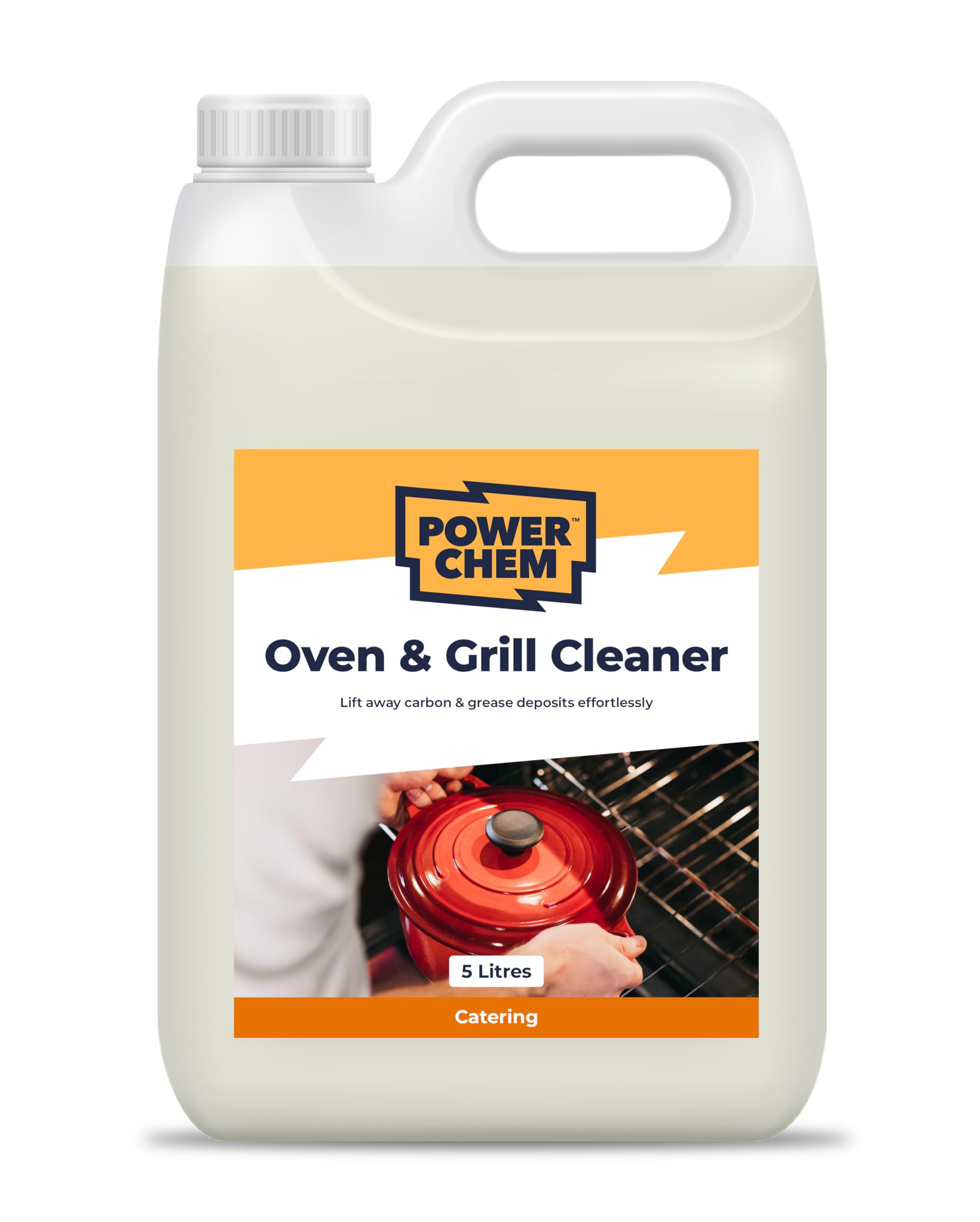 Detergente per griglia, barbecue e forno Heavy Duty ¦ Ideale per rimuovere grasso bruciato, cibo e depositi carboniosi ¦ Formula pronta all'uso da 5 litri