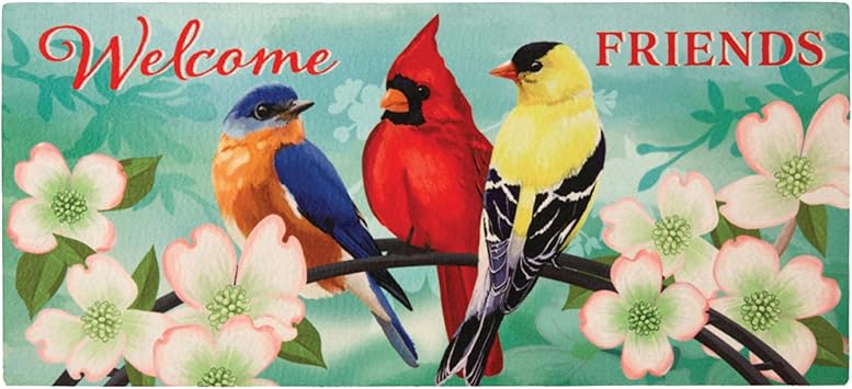 Evergreen Welcome Friends Spring Sassafras Switch Mat Inserts