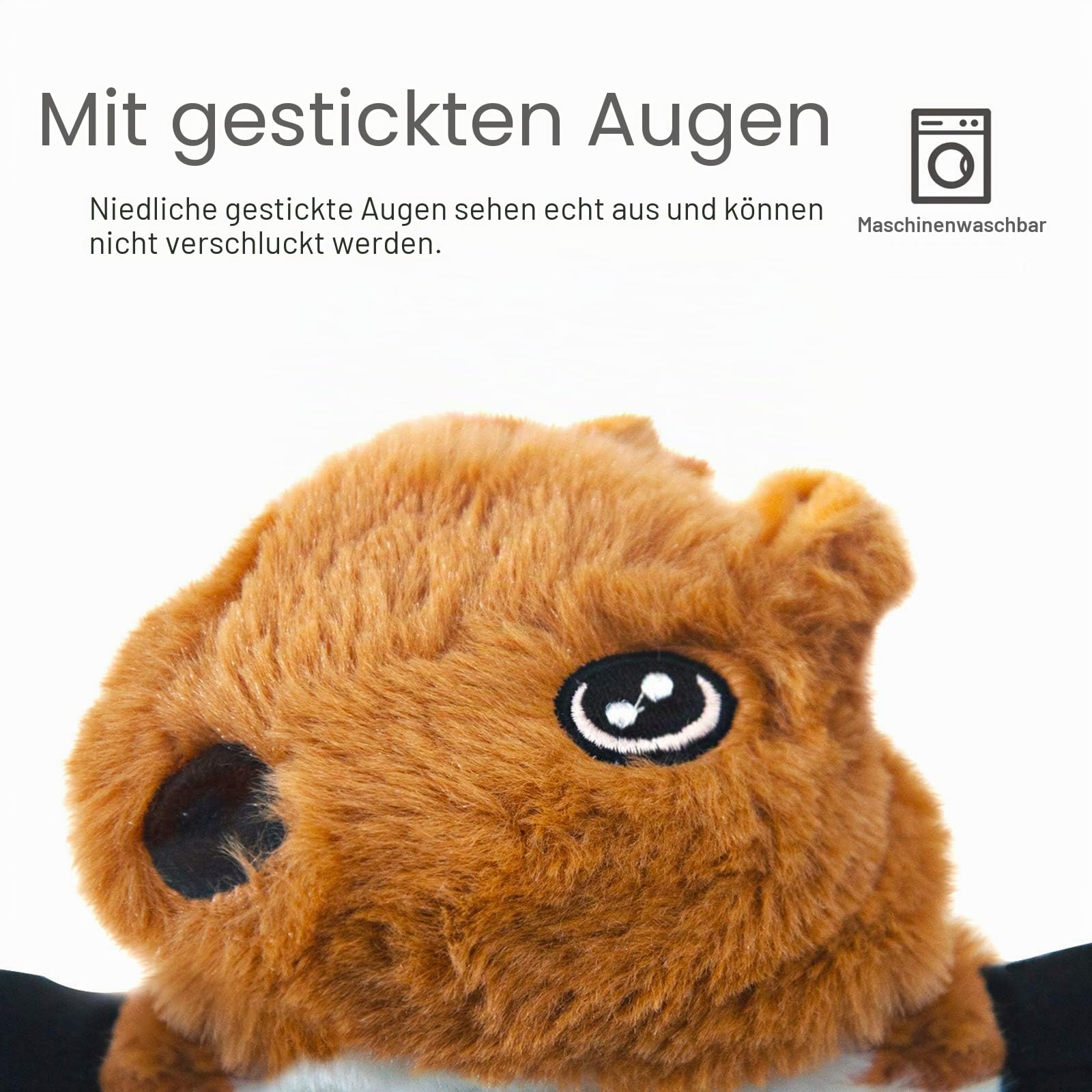 SHARLOVY Dog Quietschspielzeug 5er-Pack, Haustierspielzeug Crinkle Hundespielzeug Keine Fülltiere Hundeplüschtier Hundekauspielzeug für große Hunde und mittelgroße Hunde 5er-Pack für große