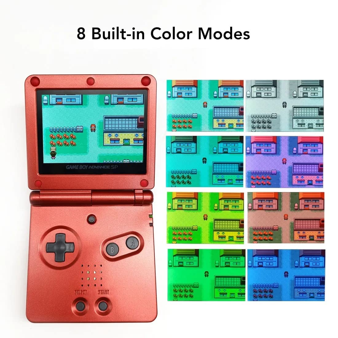 Game Boy Advance SP Drop-In 3.0 IPS Backlight LCD Mod Kit For AGS 001 & 101 [video game]
