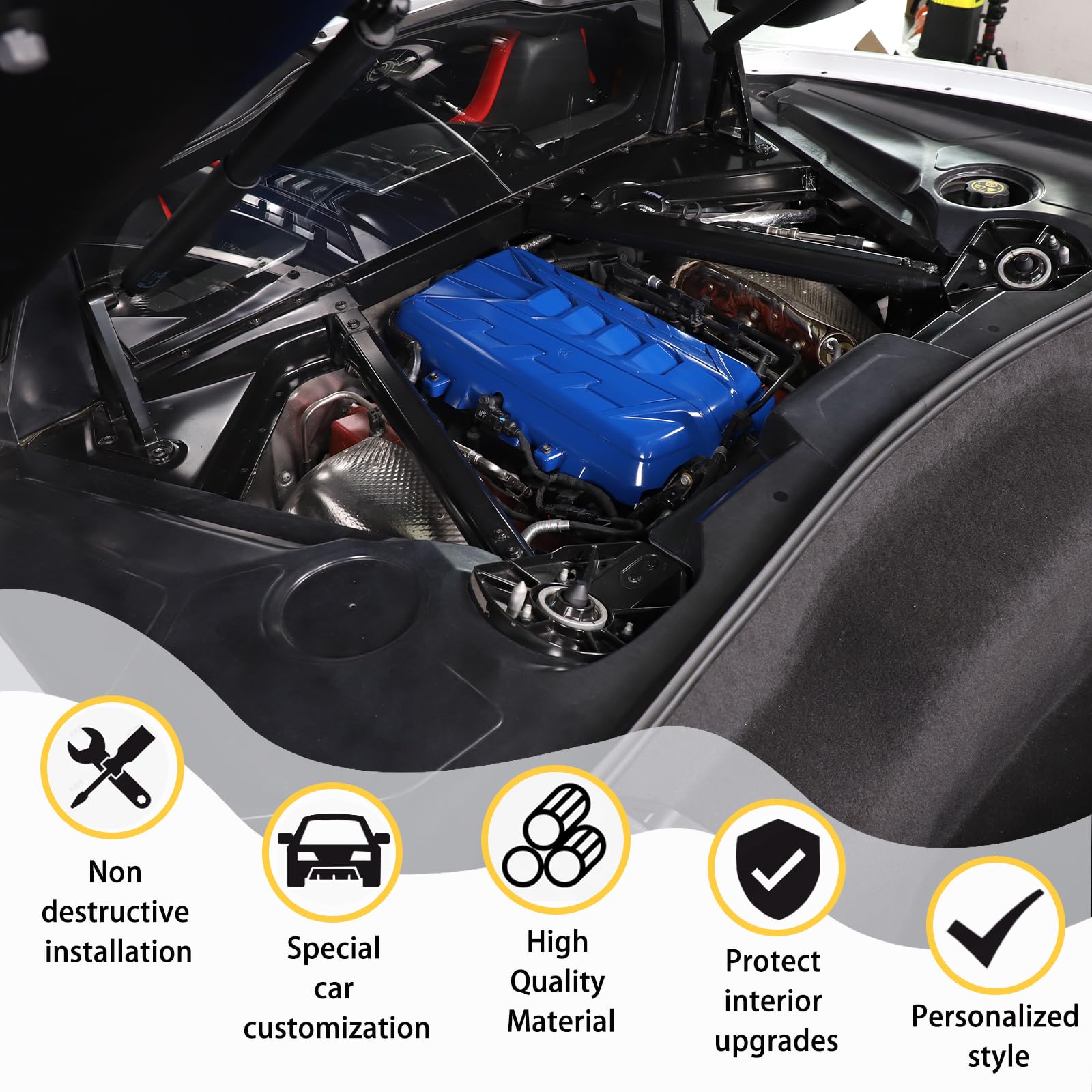 Amazon.com: Engine Bay Cover Compatible with Chevrolet