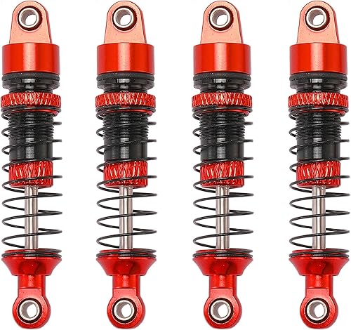 Miniatura 1 de Kimapeso Aluminio 52MM RC Amortiguador de viaje largo ajustable Amortiguador roscado de aceite para TRX4M 118 RC Crawler Actualizaciones Accesorios