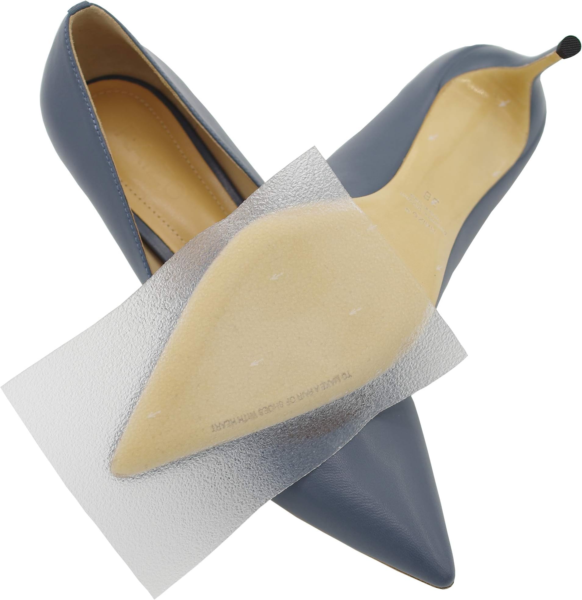 10 Pcs Sole Sticker Crystal Clear Self-Stick Sole Protector for Ladies High Heels 6 Inch X 4 Inch