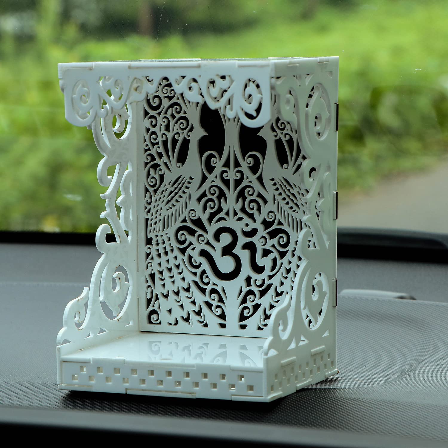 Buy Small Wooden Temple For Car Dashboard Wooden Mandir Pooja Ghar