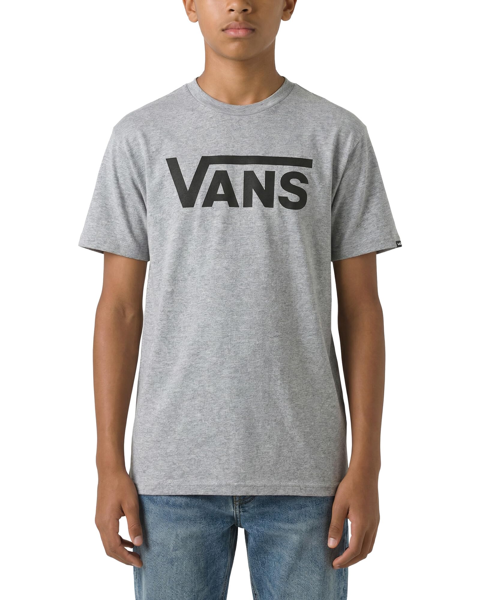Vans Classic Drop V SS Crew Tee-B, Athletic Heather, 14