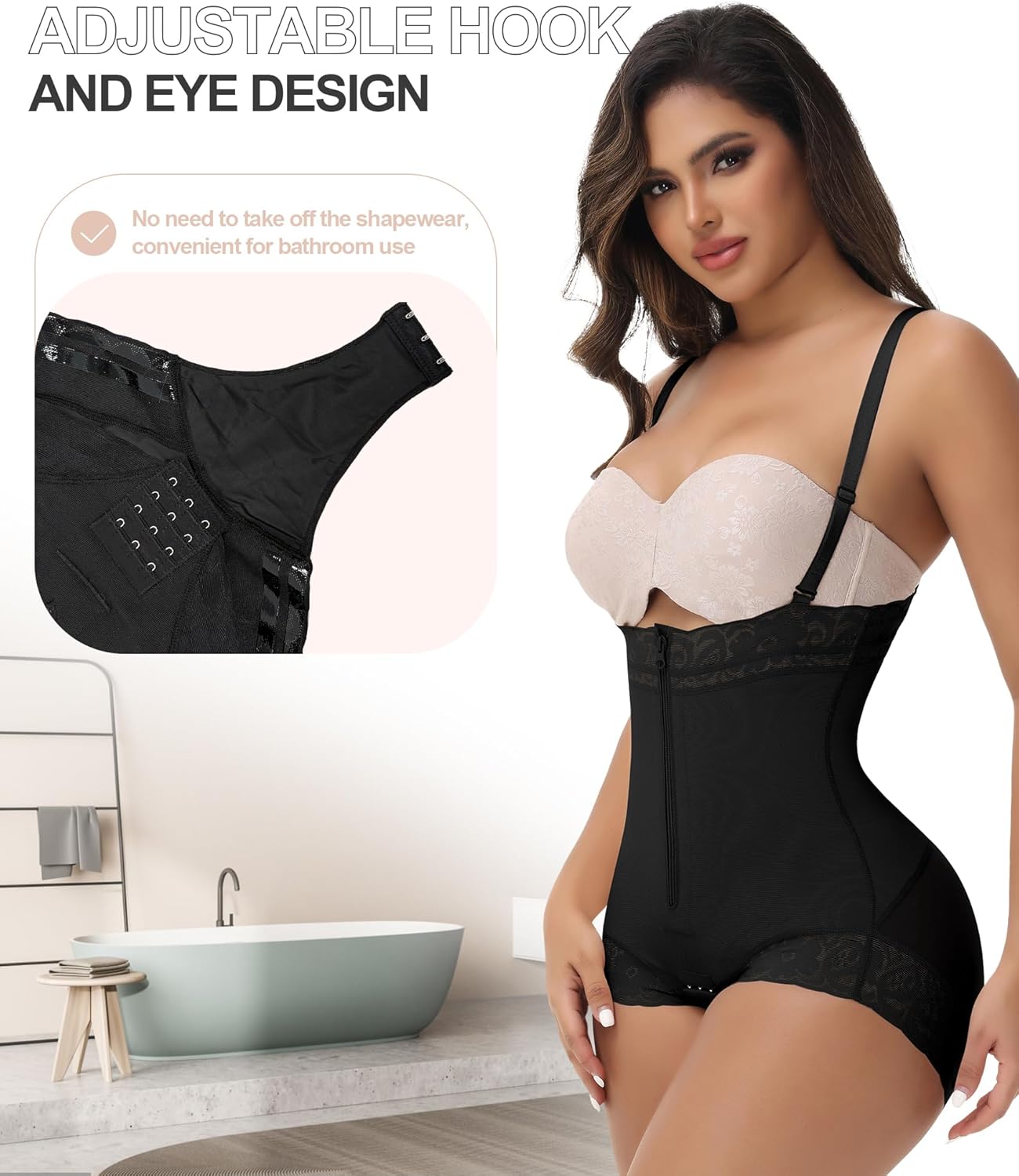 M MYODRESS Shapewear For Women Tummy Control Fajas Colombianas Moldeadoras Body Shaper Butt Lift Girdles Compression Garment - Image 5