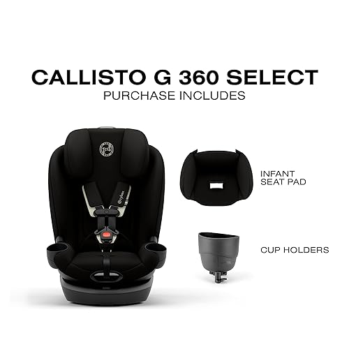 Miniatura 8 de Callisto G 360 Select - Asiento convertible todo en uno, color negro