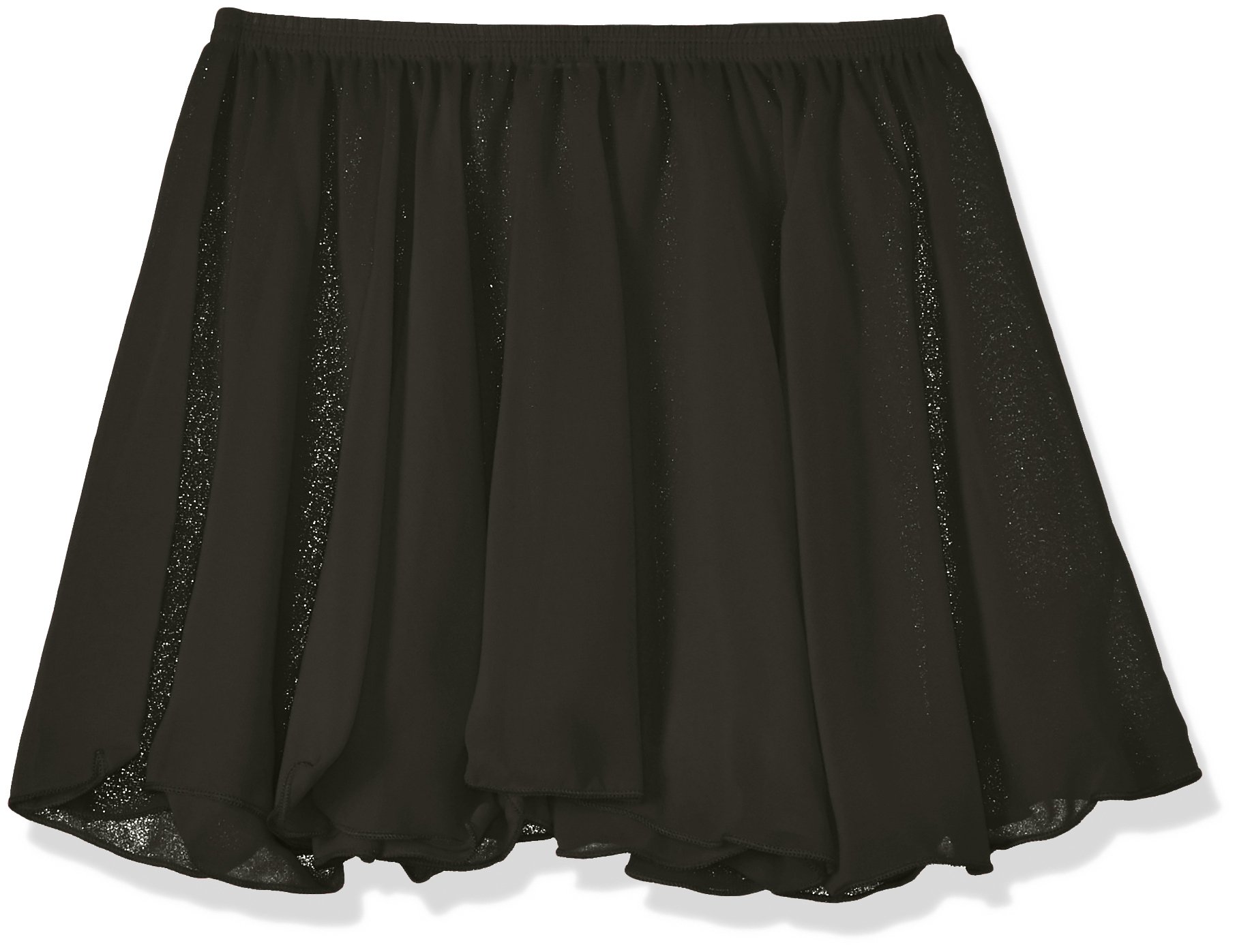 Capezio Women's 11152C Pull On Skirt, Black, Medium