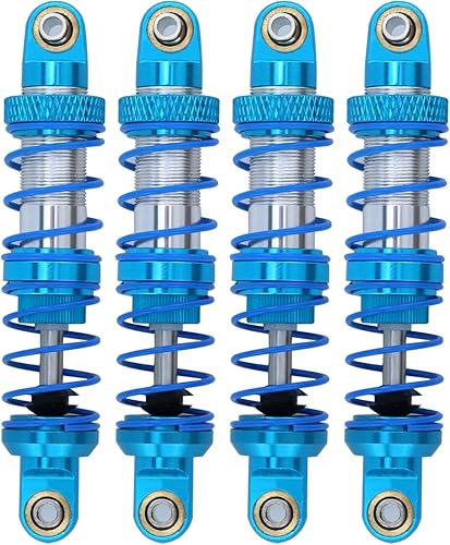 Miniatura 7 de Amortiguador de aleación de aluminio para 110 RC rastreado vehículo RC Crawler Car Axial SCX10 AXI03007 RBX10 D90 TRX4 (2.6 pulgadas, gris)