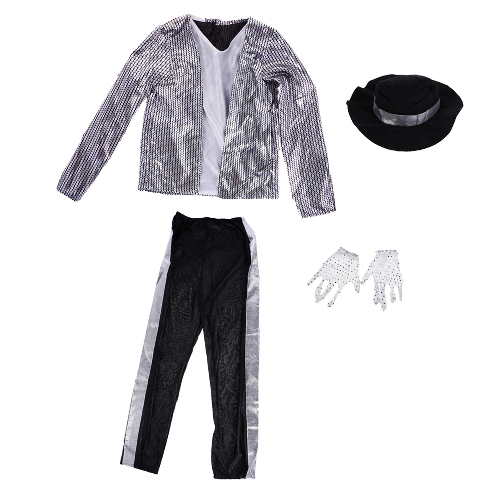 Boys Kids Michael Jackson Costumes Performance Halloween Fancy Dress L Home & Garden | Holiday & Seasonal Dacor | Halloween