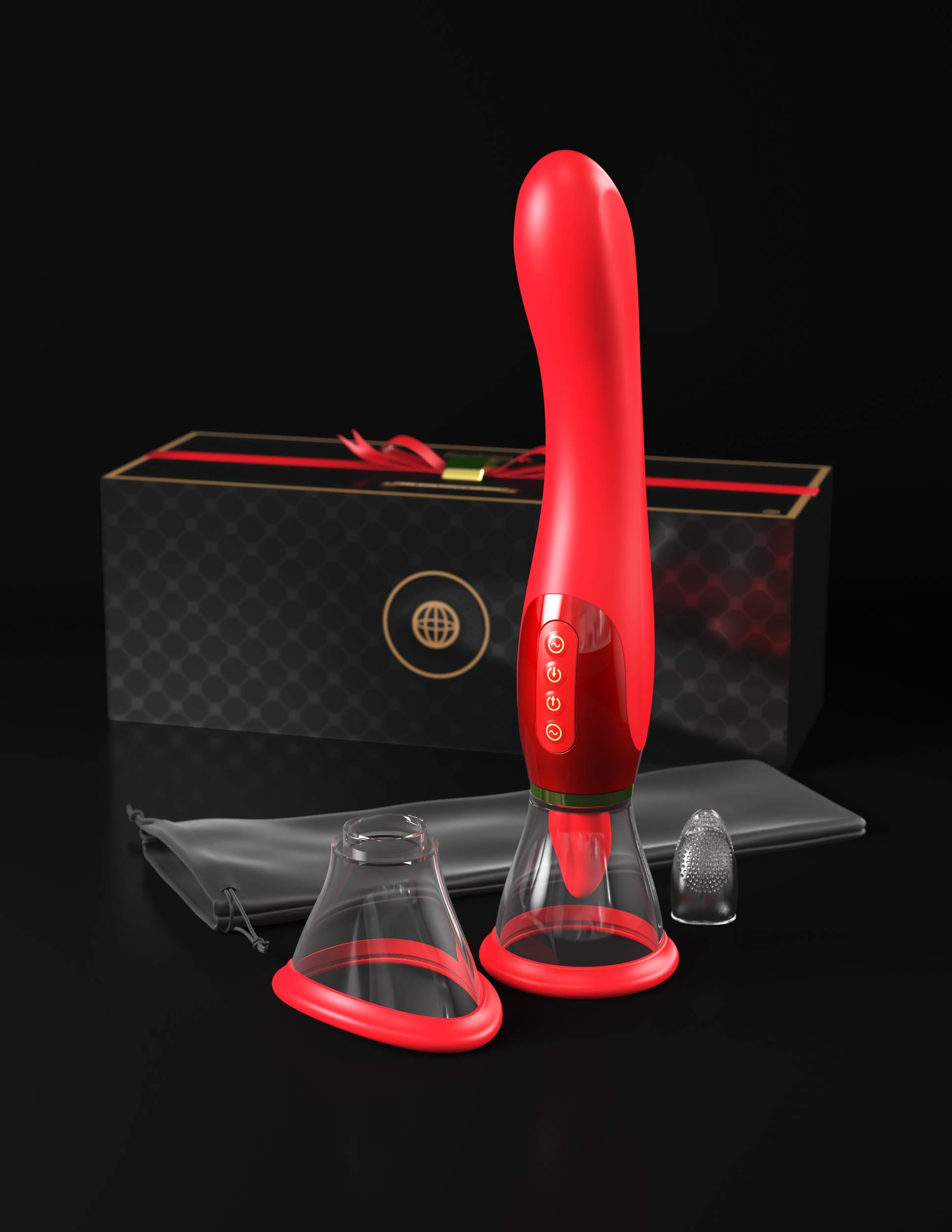 Pipedream Fantasy For Her Ultimate Pleasure 24K Gold Luxury Edition - Red - 90 g