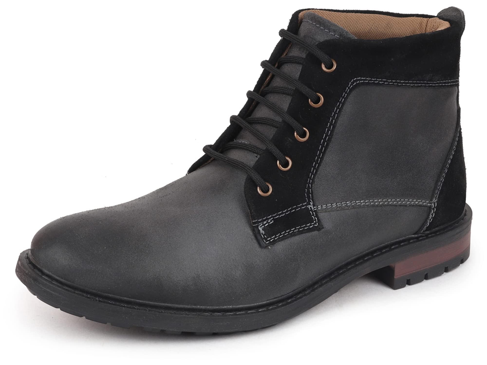 FAUSTO Mens FST KI-1621 BLACK-44 Black High Ankle Lace Up Leather Boots (10 UK) (B08VW2RJ1T) Amazon Price History, Amazon Price Tracker