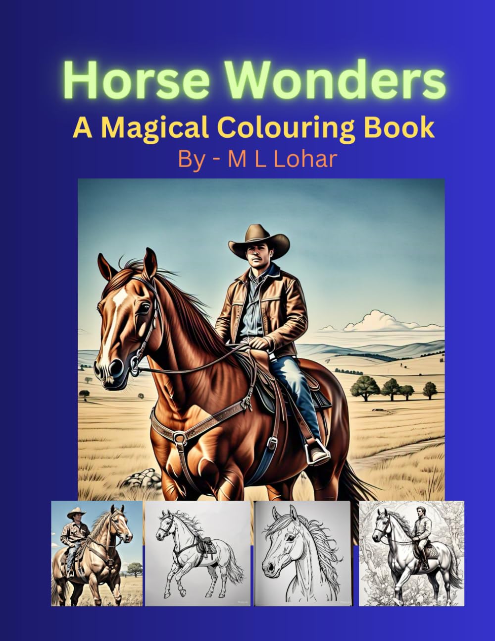 Album coloriage cheval féerique pour partager un moment de complicité magique en famille