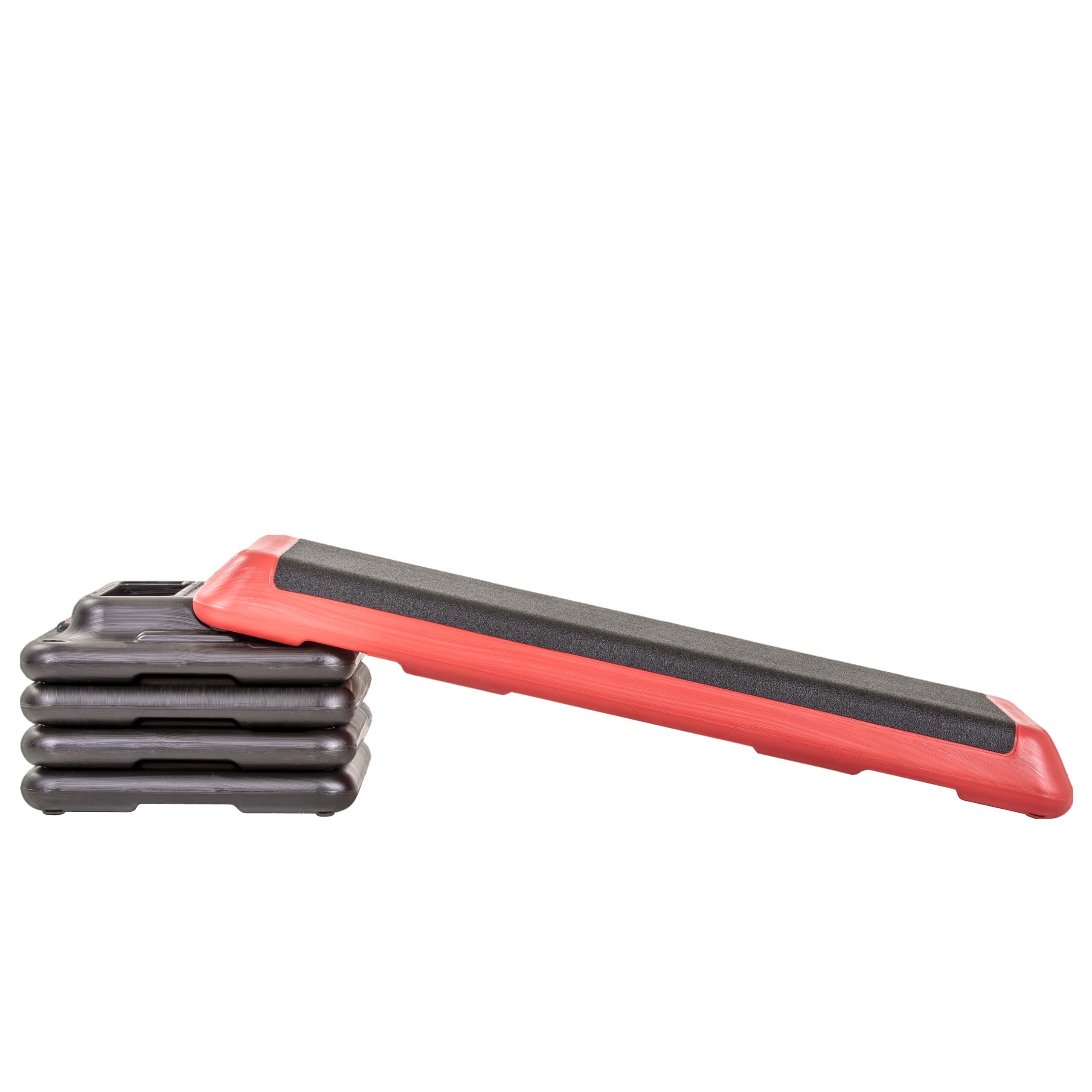 The Step Freestyle Grey Aerobic Platform, Health Club Size Steppers for Exercise