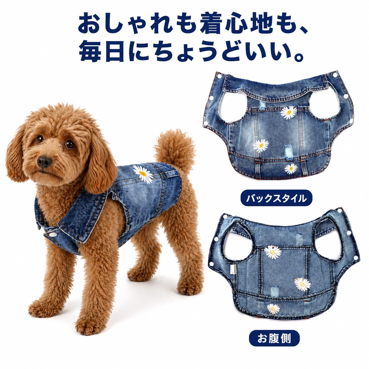Amazon | pawstrip 犬服 デニム ジャケット ドッグウェア ベスト 春夏