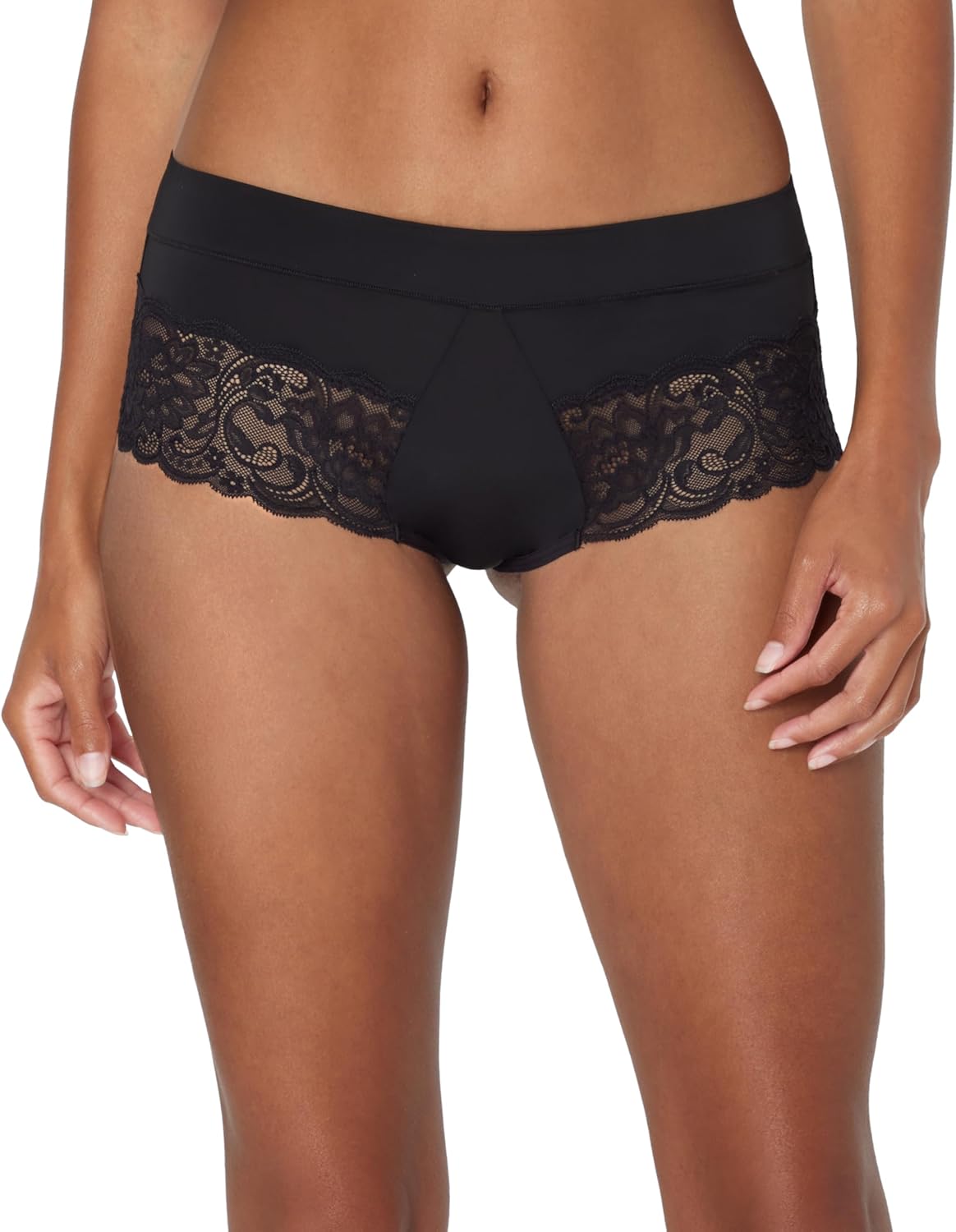 Maidenform Women's Underwear Hipster Pack, 3-Pack, Low-Rise Cheeky Underwear Women Pack, Lace Hipster Panties for Women - Image 2