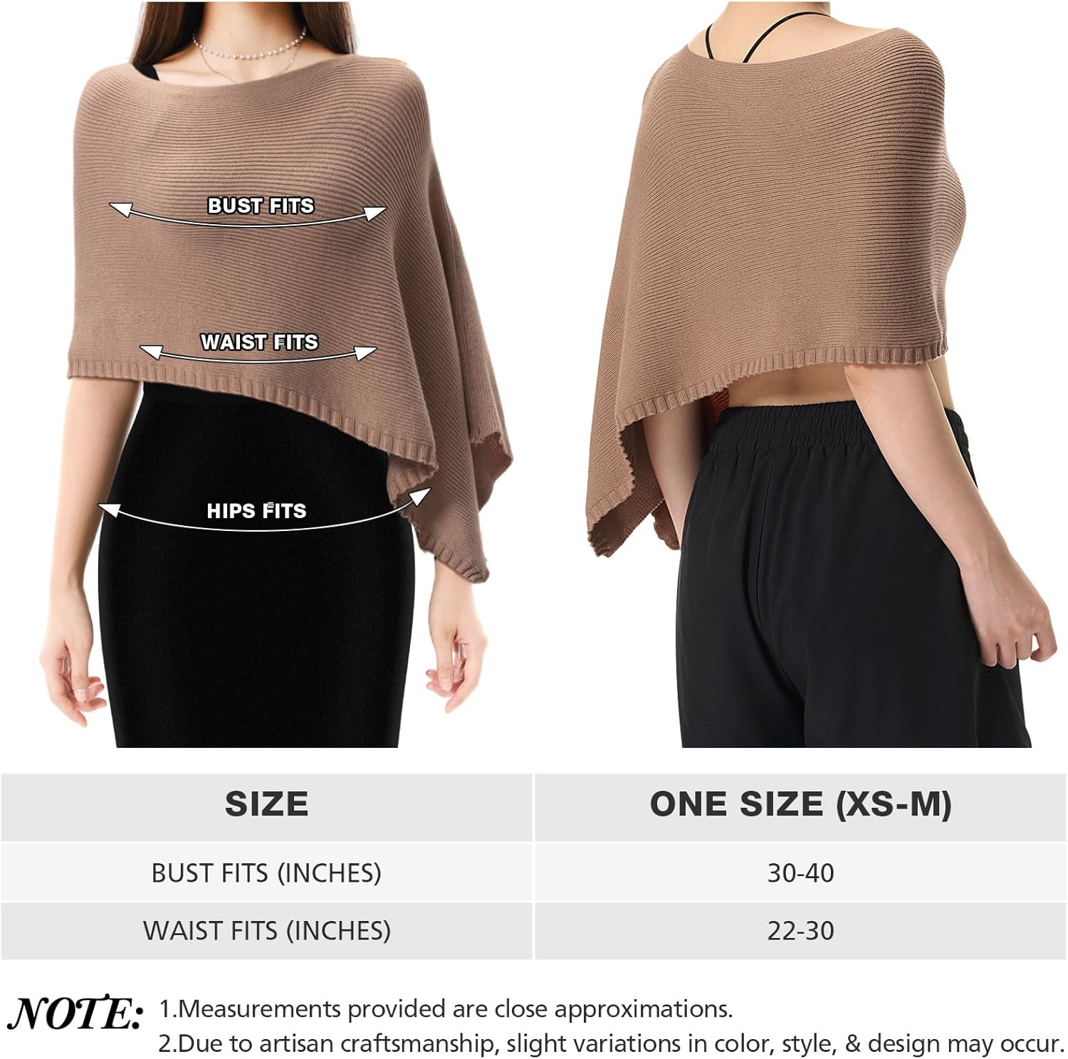 Women Fall Knitted Poncho Shrug Women Autumn Blouse Top Lightweight Sweater Poncho Bolero for Evening Dress Skirt - Image 4