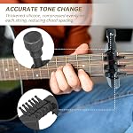 Spider Capo Guitar et Ukulele Clip Glider - Pince à tuner acoustique pour instruments à cordes