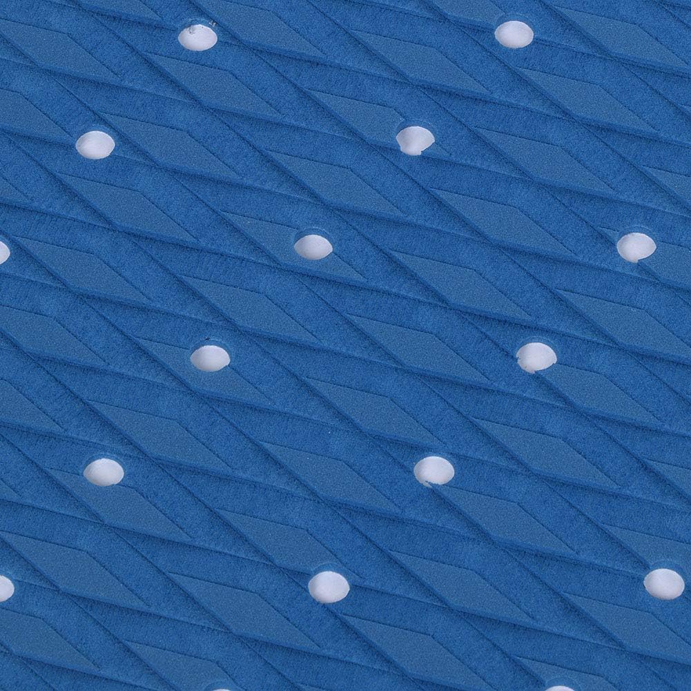 Agatige 6Pcs Coussinets de Traction pour Planche de Surf, 125cm/ 49,21 po Coussin de Traction pour Planche de Surf Tapis de Pont Adhésif Antidérapant EVA pour Planche de Surf, Bateau, Yacht (Bleu)